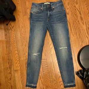 Madewell 9” high rise skinny jean